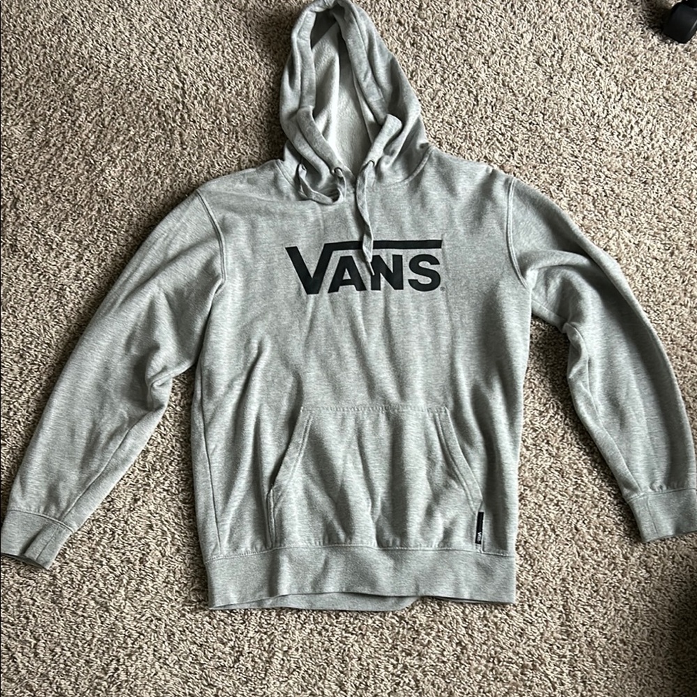 Vans Gray Sweatshirt Hoodie Casual Comfort